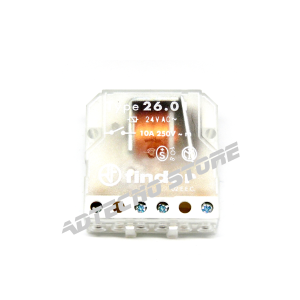 FINDER Switch relay 24VAC 10A 26.01