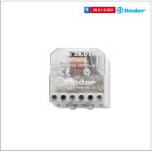 FINDER Conmutador relé 24VAC 10A 26.01