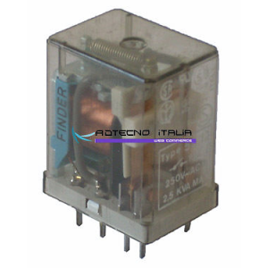 FINDER RELAY TYPE 55.12 24VDC 10A