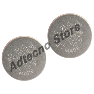 CR 1620 Button cell battery 3V 68mAh 16.0 x 2.0mm - 2 pieces