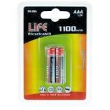 BATTERIA ministilo NI-MH AAA 1100mAh 2 pezzi BL.2 LIFE