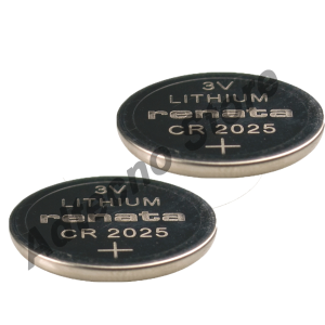CR 2025 Batteria a bottone 3V 2-PIN HORZ 165mAh 20.0 x 2.5mm - 2 pezzi
