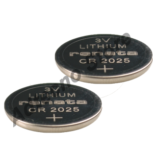 CR 2025 Button cell battery 3V 2-PIN HORZ 165mAh 20.0 x 2.5mm - 2 pieces