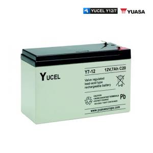 YUASA Batteria AGM YUCEL al piombo 12V 7ah B1270YL