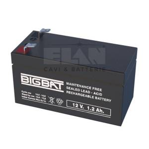 12V 1.2Ah Big Bat LEAD battery 