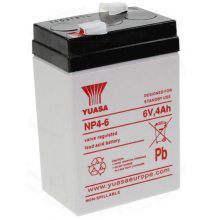 YUASA NP4-6 - Batería de 6 voltios 4Ah