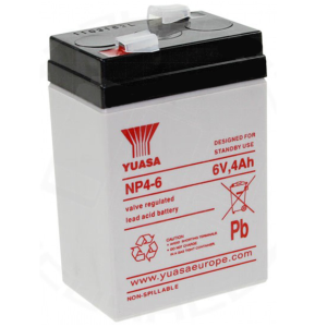 YUASA NP4-6 - 6 Volt 4Ah Batterie 