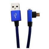 Cable de carga + datos USB - MicroUSB - 1 metro - varios colores