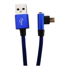Câble de charge + données USB - MicroUSB - 1 mètre - différentes couleurs