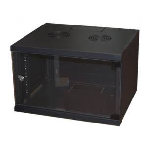 LK1907UN Rack 50 kg Wandmontage 6U Schwarz