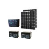 Kit Solare Cancelli Elettrici 40W 24V Pannelli Mono Regolatore 10A Batteria 12Ah