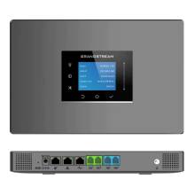 Standard VoIP Grandstream UCM6302 avec 2 lignes externes et 2 extensions analogiques préchargées. Jusqu'à 1000 extensions.