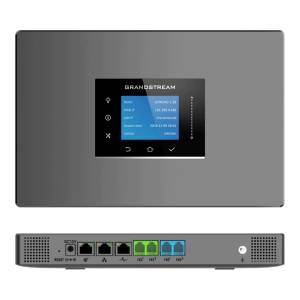 Grandstream UCM6302 VoIP switchboard with 2 external lines and 2 preloaded analog extensions. Up to 1000 extensions.