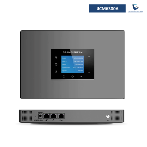 Grandstream UCM6300A VoIP-Vermittlungsstelle IP Pbx Audio-Serie 1.500 Benutzer 200 gleichzeitige Anrufe 3 GIGABIT-POE12V-Ports