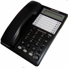 PANASONIC KX-TS108EX - TELÉFONO DE ESCRITORIO CON MANOS LIBRES Y PANTALLA