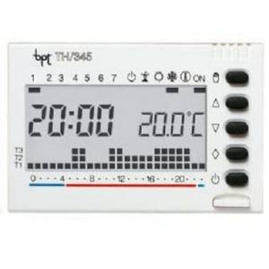 Came TH345 BB white weekly digital electronic built-in chronothermostat