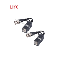 LIFE Video Balun, BNC aus Kupfer mit 9 cm Kabel