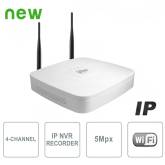 IP NVR 4 Kanäle Wi-Fi 80 Mbit / s HDMI ONVIF Smart 1U - Dahua - NVR4104-W