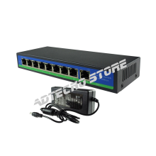 Commutateur POE 8 ports + 1 port UPLINK vitesse 10 / 100Mbps
