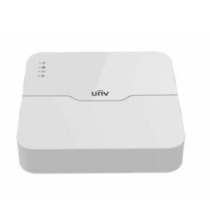 NVR UNV 4 Canali 2 Megapixel U.265 4K, 1 SATA, 4 Uscite PoE