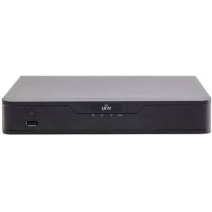 NVR UNV 8 Canali 8 Megapixel Ultra265, 1 SATA, 8 Uscite PoE