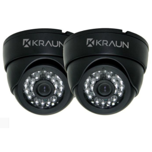 KRAUN KIT 2 Telecamere 700TVL DSP+IR CUT INDOOR