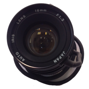 Objectif autoiris 16 mm F1.3 - Fabriqué au Japon