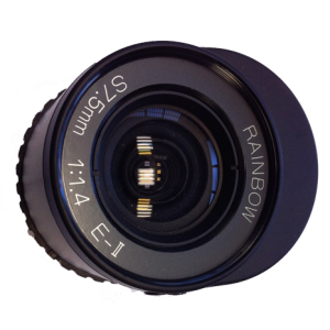 7.5mm F1.4 autoiris lens - Made in Japan