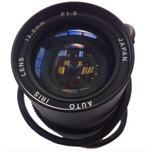 Autoiris lens 12.5mm F1.3 - Made in Japan