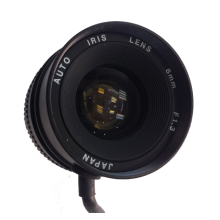 8mm F1.3 autoiris Objektiv - Hergestellt in Japan