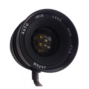 Autoiris 8mm F1.3 lens - Made in Japan
