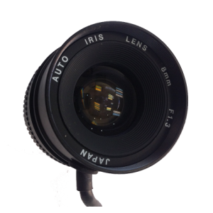 8mm F1.3 autoiris Objektiv - Hergestellt in Japan