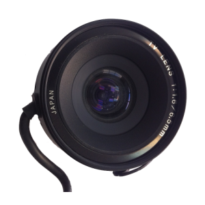 6,5 mm F1,2 Autoiris-Objektiv - Hergestellt in Japan